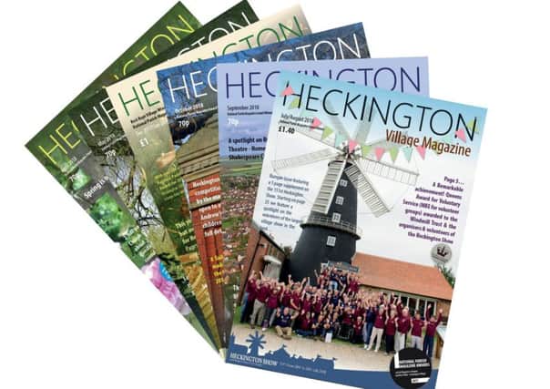 Heckington Village Magazine has now closed due to a lack of volunteers.