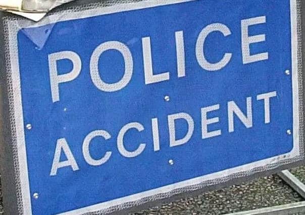 Police accident sign