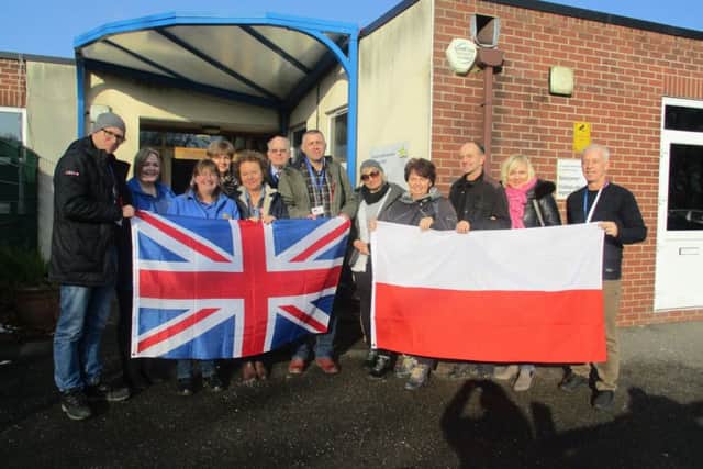Teachers from Horncastle and Poland.
