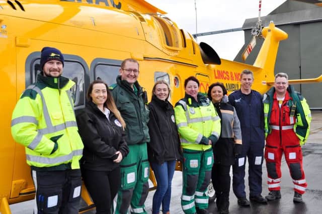 Left to right Patrick Lidstone, Lynette Fleetting, Liam Waring, Tabby Ward, Jane Pattinson, Tanya Taylor, Greg Keily, and Dr Simon Topham.