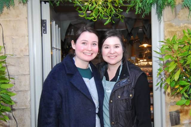 Kirsty Mayhew and Katie Mace of Leadenham Teahouse. EMN-190502-100234001