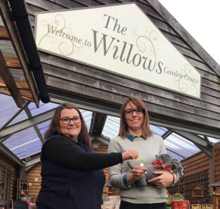 The Willows Garden Centre manager, Abi Woolley (left) and Rachelle Clayton of Indie & Co Pet Supplies