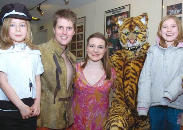 Children meeting stars of Tales from the Jungle Book at Blackfriars Theatre and Art Centre 10 years ago.