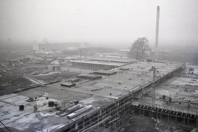 Pilgrim Hospital taking shape in 1969.