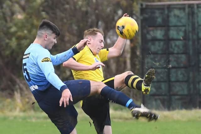 Daniel White in action against Nettleham.