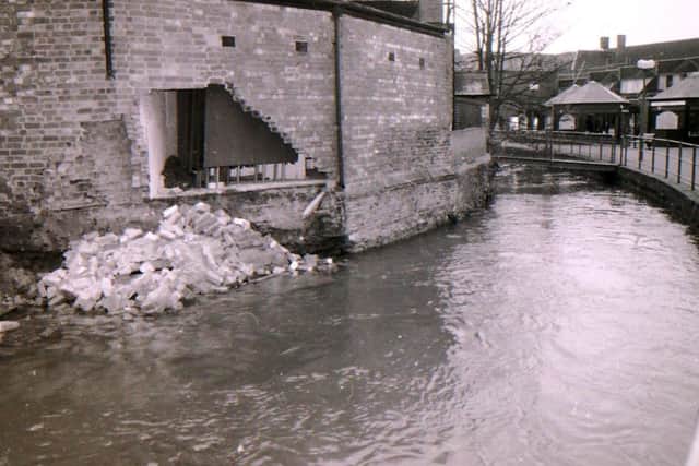 Locals believed rats nesting caused the wall at the back of the old fire station to be undermined and collapse, back in January 1994. EMN-191102-153833001