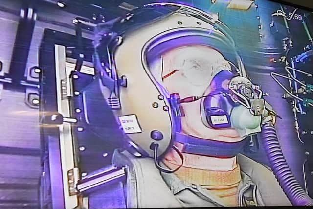 Sir Stephen Hillier took the centrifuge up to 6 G.