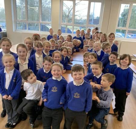 Pupils at the daily breakfast club held at Horncastle Community Primary School. EMN-191102-093747001