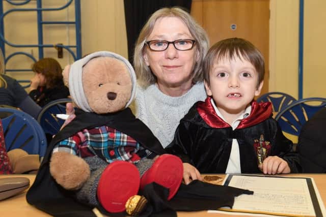 Harry Potter night at Horbling Brown's School. Jina Wellington with her grandson Ethan Morgan 5. EMN-190802-095651001