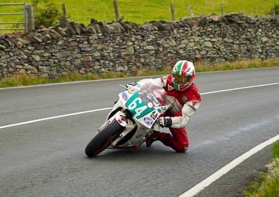 Bob Farrington in action.