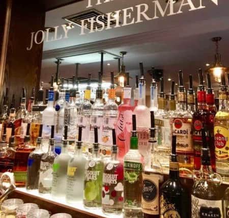 The bar at the new Jolly Fisherman pub. ANL-191202-110027001