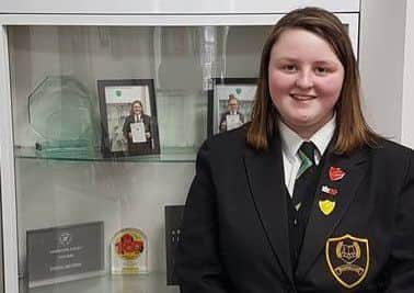 Ellie Swinson is hoping to raise £1,000 for the worthy charity. EMN-190218-095537001