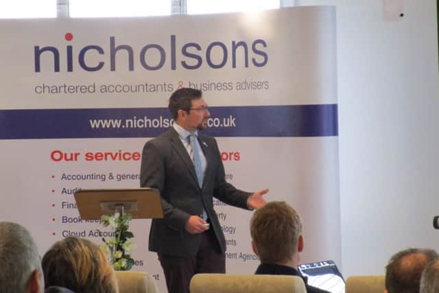 Keynote speaker Jonathan Gill from Harper Adams University