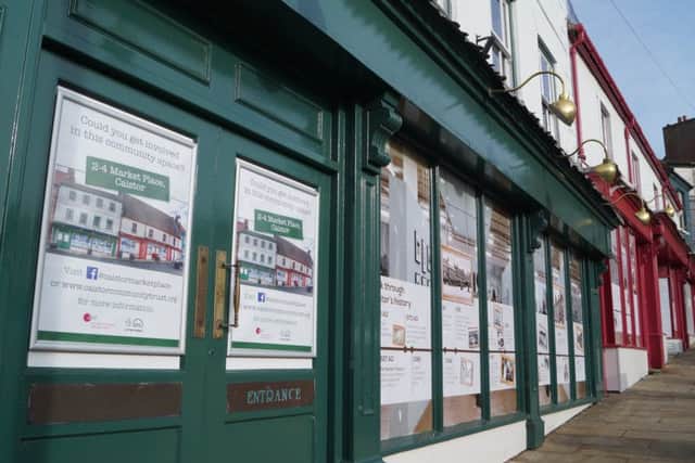 The regeneration of 2-4 Market Place is the main focus for Caistor and District Community Trust