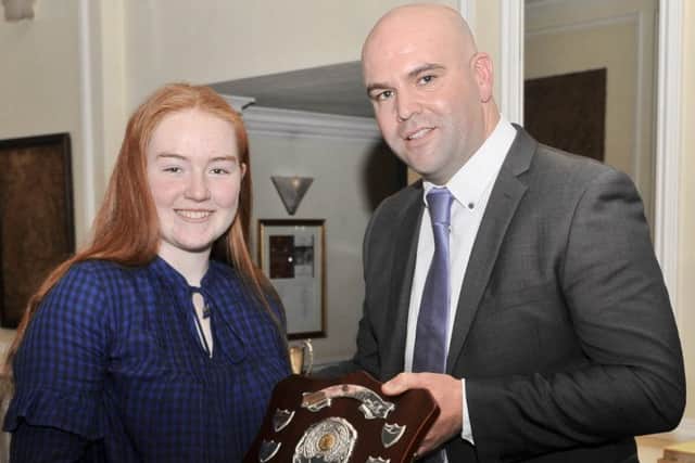 Megan Quinlan with Martyn Dobson.