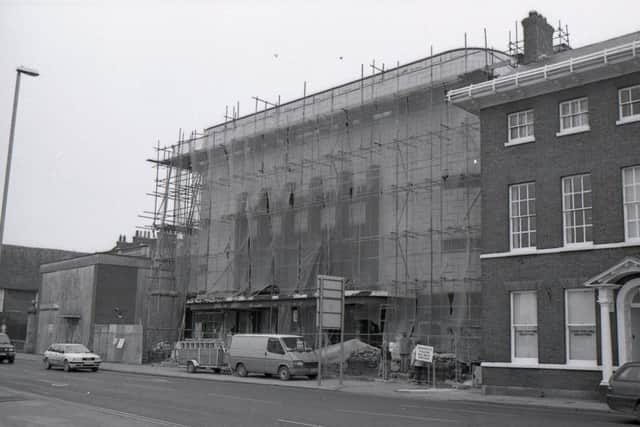 Demolition of the old Odeon cinema in 1999.