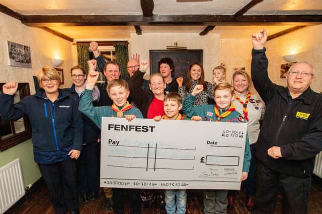 Five causes benefitted from the Fenfest event and received their share of the ?5,000 at The Plough inn at Horbling. EMN-190225-180022001