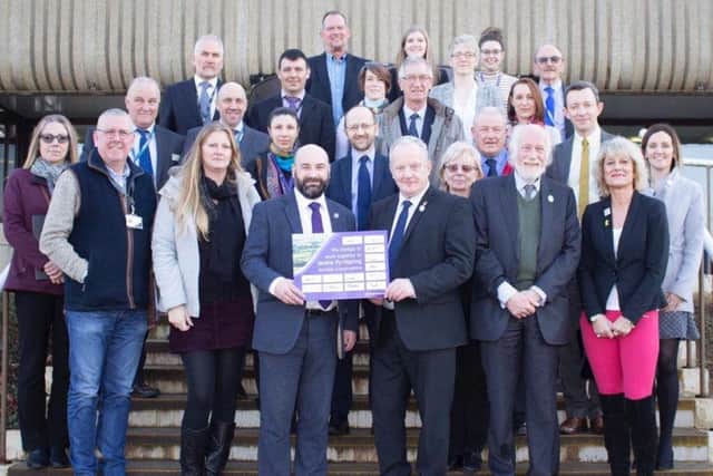 A scene from the fly tipping summit.