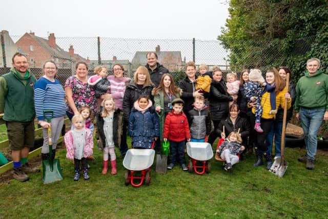 Representatives from the Eco Centre met with parents, carers and children at Skegness Children's Centre on Saturday.