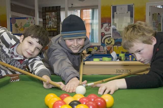 A scene from the Go For It half-term activities in Alford 10 years ago.