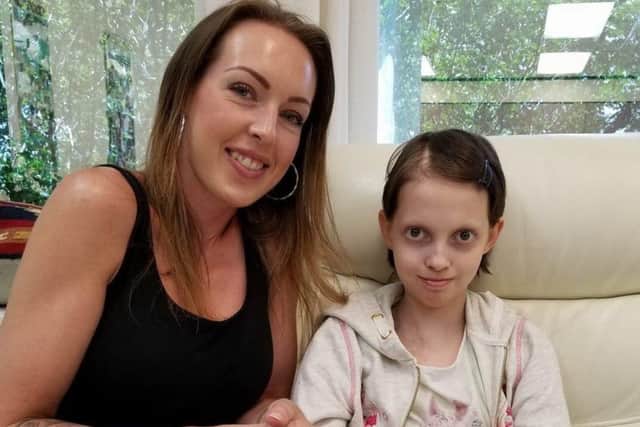 Demi Knight, pictured with mum Mel.