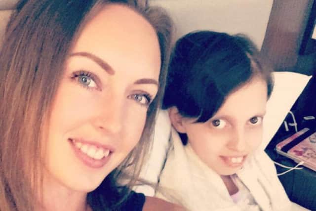 Demi Knight, pictured with mum Mel.