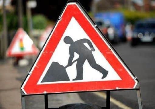 Roadworks.