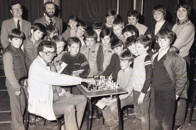 International chessmaster Andrew Martin came to Boston Grammar School in 1984 to play 25 youngsters aged between nine and 17 at the same time  and he won every game. The event was a South Holland Schools Chess Association fundraiser.