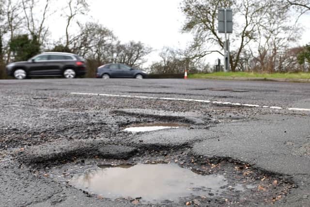 Potholes.