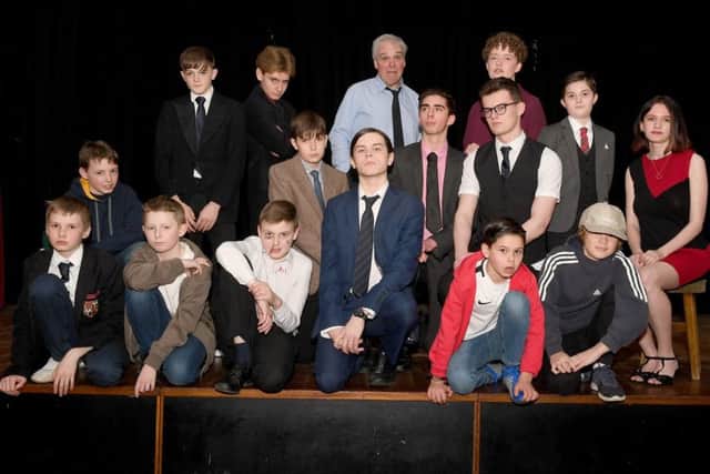 Dress rehearsal of Macbeth at Carre's Grammar School. EMN-190403-102148001