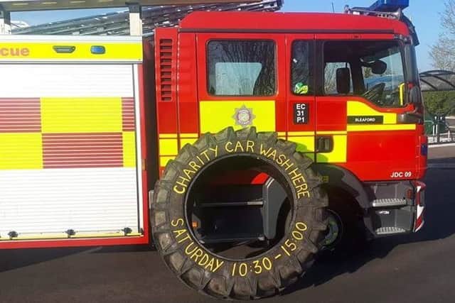 Sleaford firefighters are doing a charity car wash on Saturday. EMN-190227-154621001