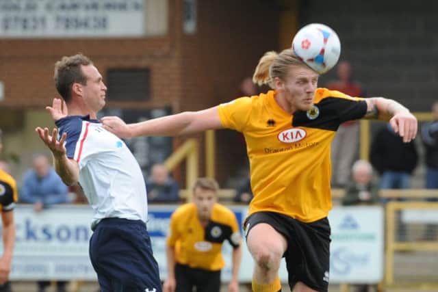 Carl Piergianni netted the winner against Telford in October 2015.