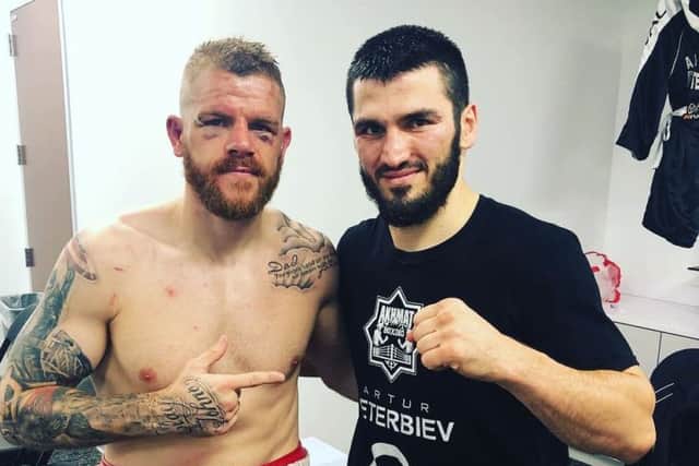 Callum Johnson and Artur Beterbiev.