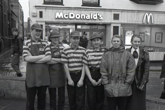 Businesses and shops were evacuated as a result of the suspicious package found in a Boston town centre shop in 1994.
