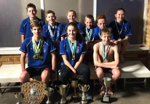 Some of Boston ASCs successful county swimmers.