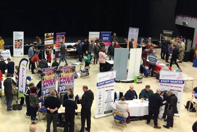 Hundreds of people were said to have attended the recent Skegness jobs fair. Image supplied.