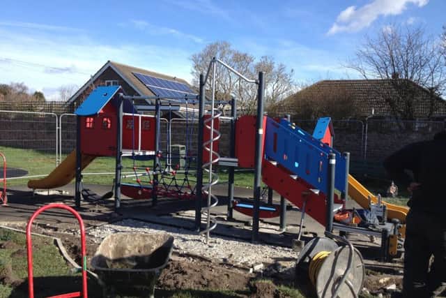 The work at the Coronation Walk play area was due to be completed today (Wednesday). EMN-190403-141827001