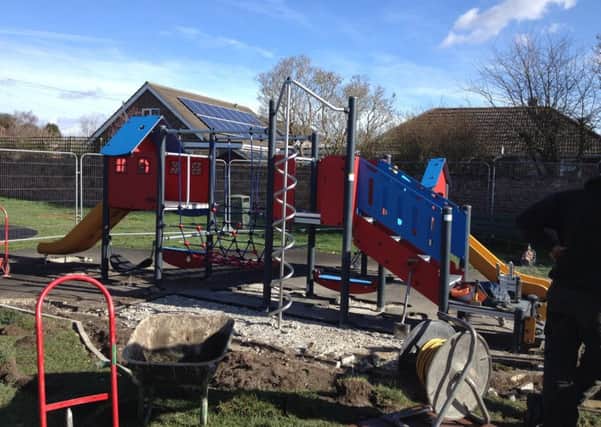 The work at the Coronation Walk play area was due to be completed today (Wednesday). EMN-190403-141827001