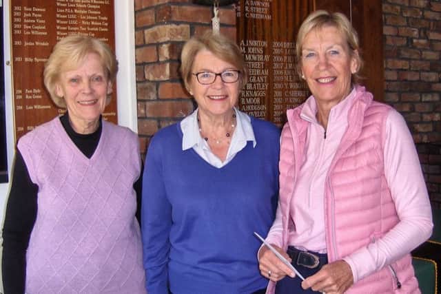 Pam Bett, Chris Needham and Jacquie Short