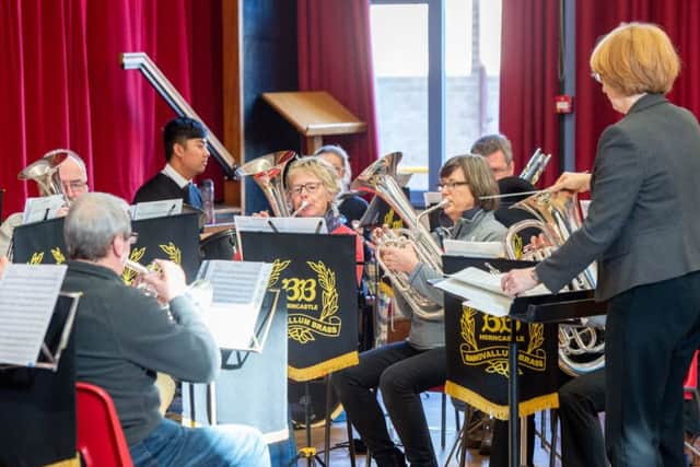 Banovallum Brass in full flow. Picture: John Aron Photography.