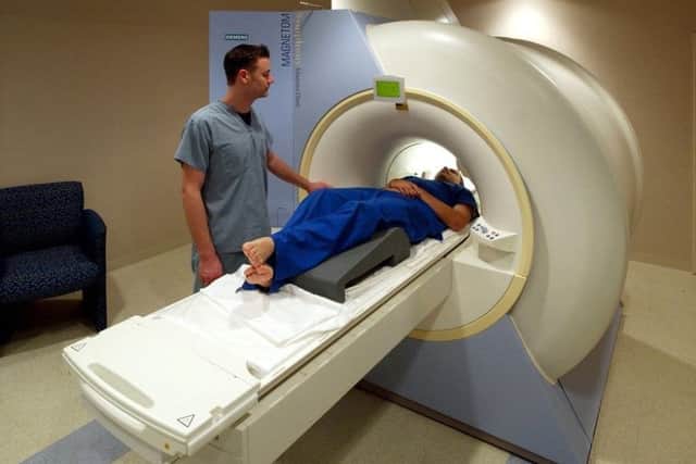 An MRI scanner in action (stock image).