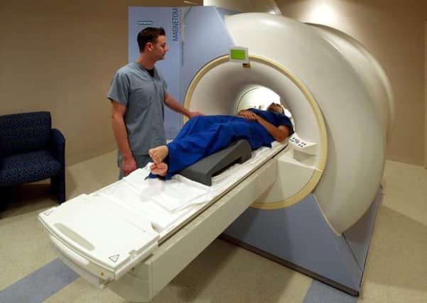An MRI scanner in action (stock image).