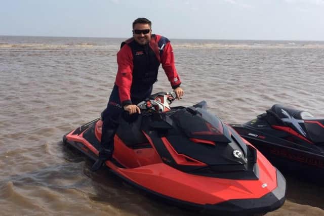 Alistair said his experience of jet-skiing in the sea may have helped him during the rescue.