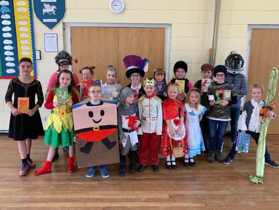 Youngsters at Ruskington's Winchelsea School were among those to turn up in book-related costumes for Word Book Day 2019.