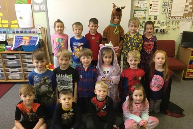 The children in Ruskington's Chestnut Street School and in Little Conkers have really enjoyed wearing their pyjamas in school to take part in World Book Day.