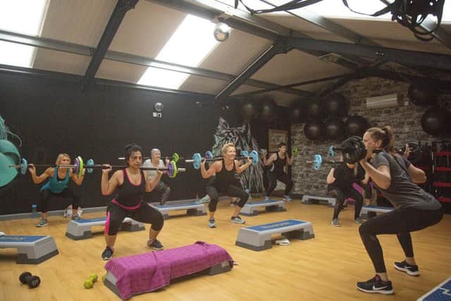 One of the many classes on offer