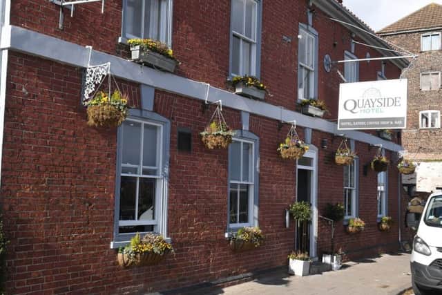 The Quayside Hotel.