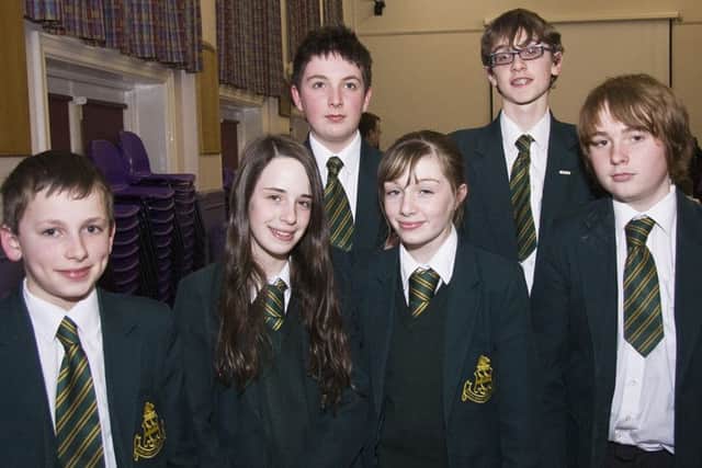 Students from Skegness Grammar School at John Spendluffe Technology College, Alford, 10 years ago.