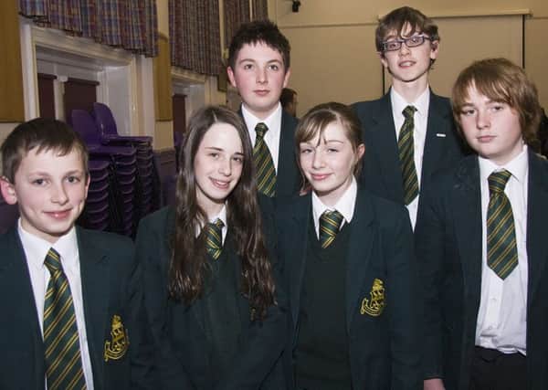 Students from Skegness Grammar School at John Spendluffe Technology College, Alford, 10 years ago.
