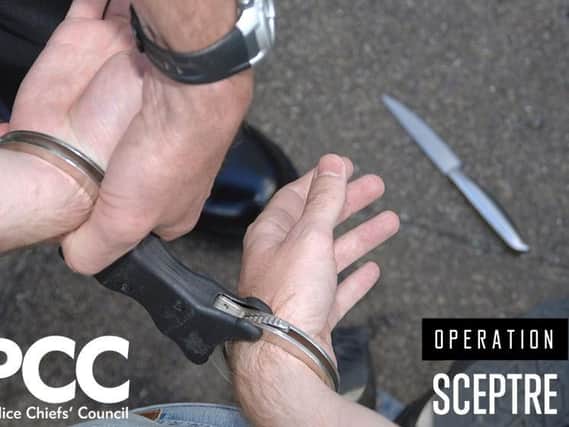 Lincolnshire Police are targeting knife crime in a national week of action.